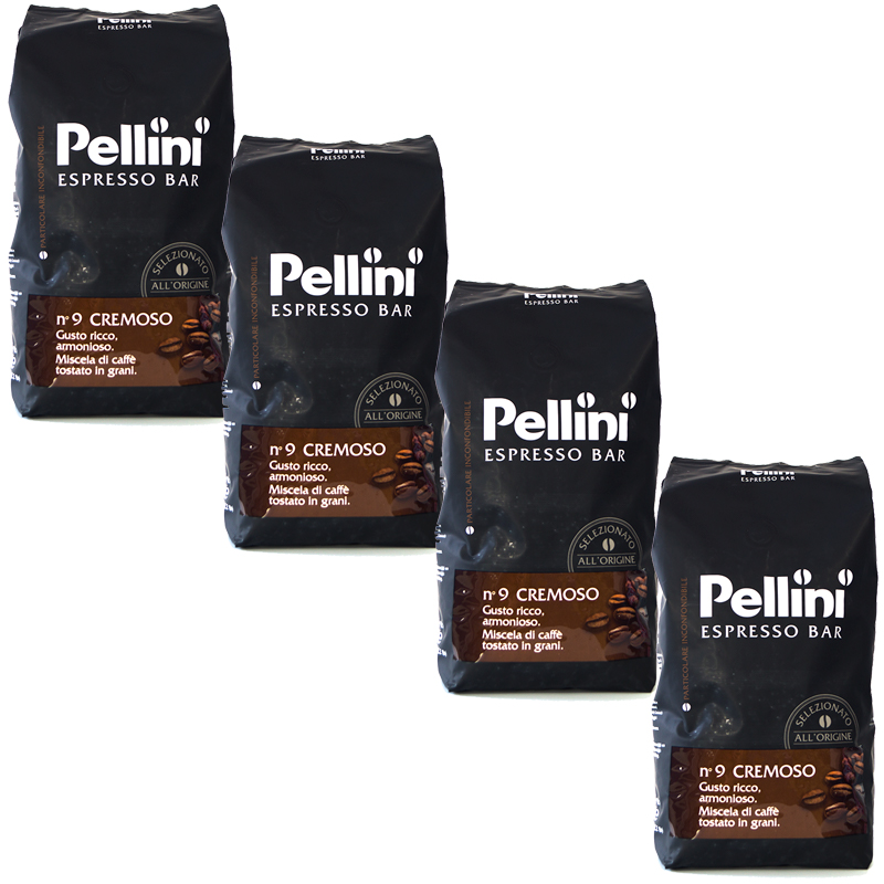 Pellini Espresso Bar No 9 Cremoso 4 kg koffiebonen voordeeldoos