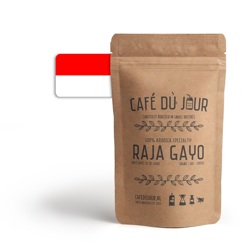 Cafe du Jour 100% arabica Specialiteit Raja Gayo