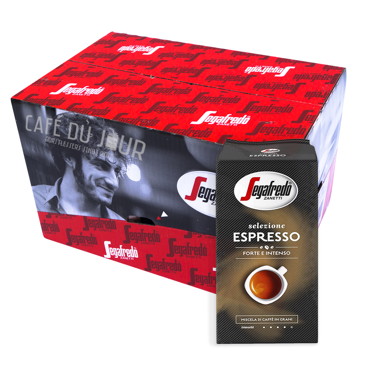 Segafredo Selezione oro Espresso koffiebonen 8 x 1 kilo