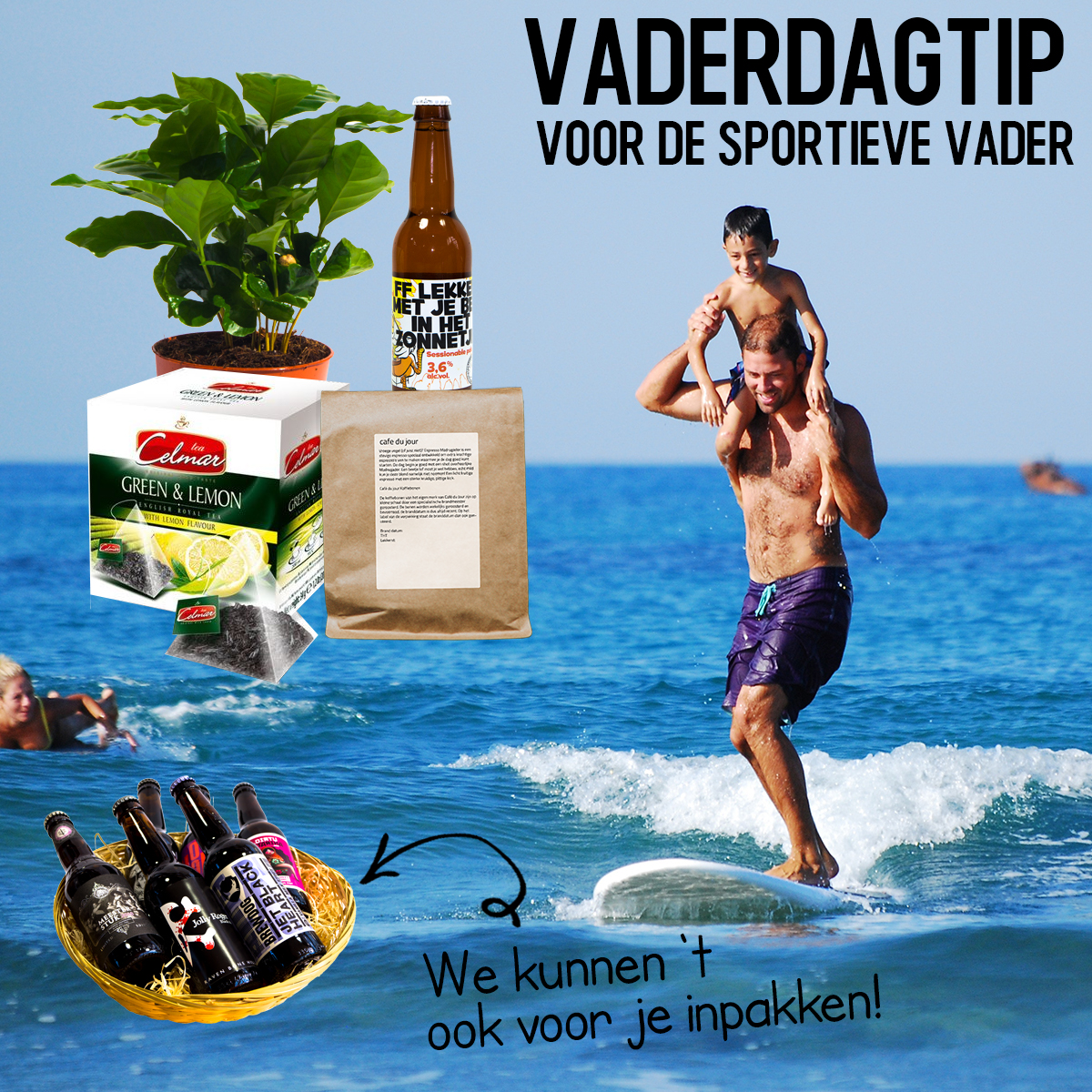 Vaderdagcadeau voor de sportieve vader