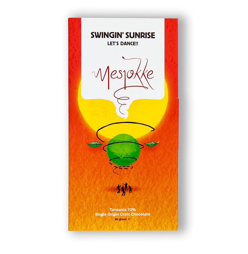 Mesjokke - Swingin' Sunrise - 72% pure chocolade