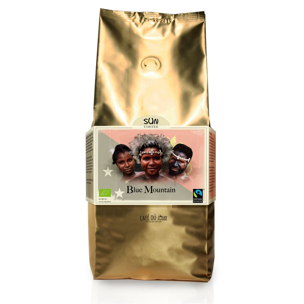 SUN Blue Mountain Medium Roast Fairtrade koffiebonen 1 kilo