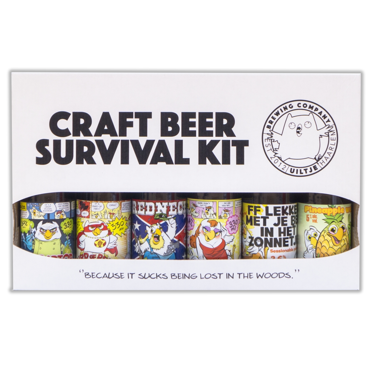 Brouwerij t Uiltje Craft Beer Survival Kit giftpack
