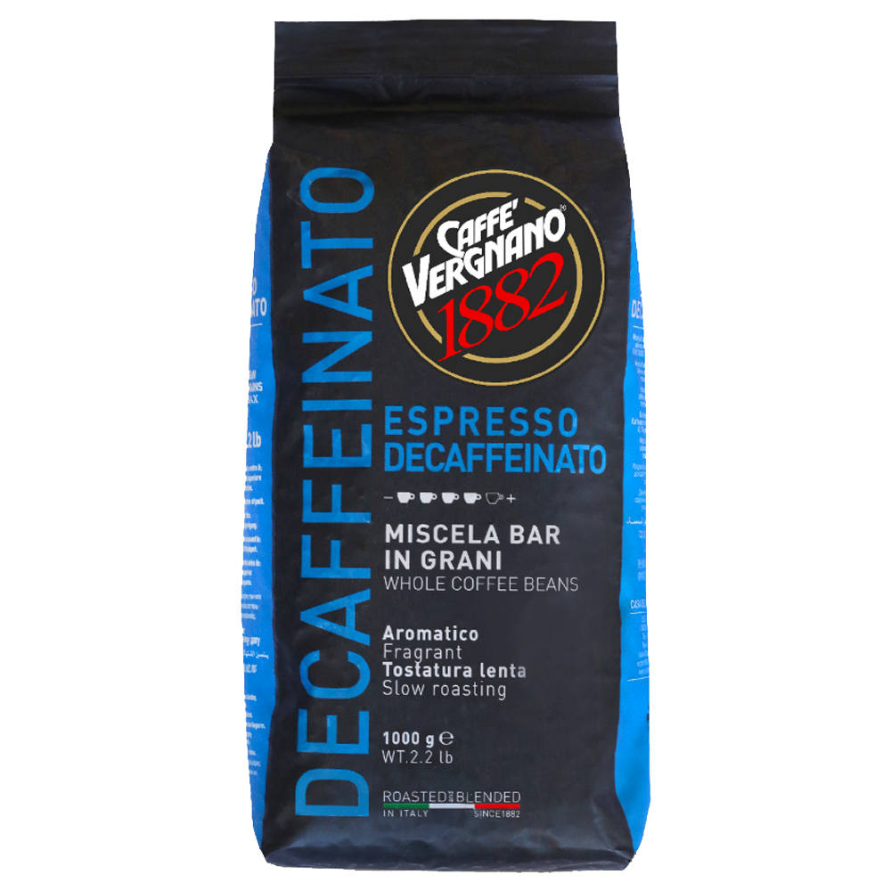 Caffe Vergnano 1882 Espresso Decaffeinato - koffiebonen - 1 kilo