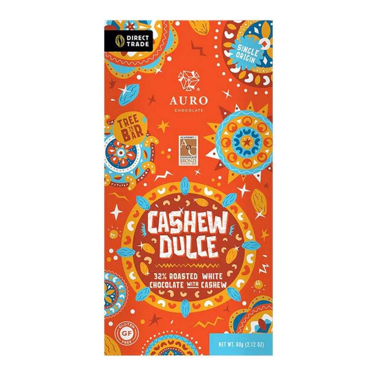 Auro - Cashew Dulce - 32% witte chocolade afbeelding