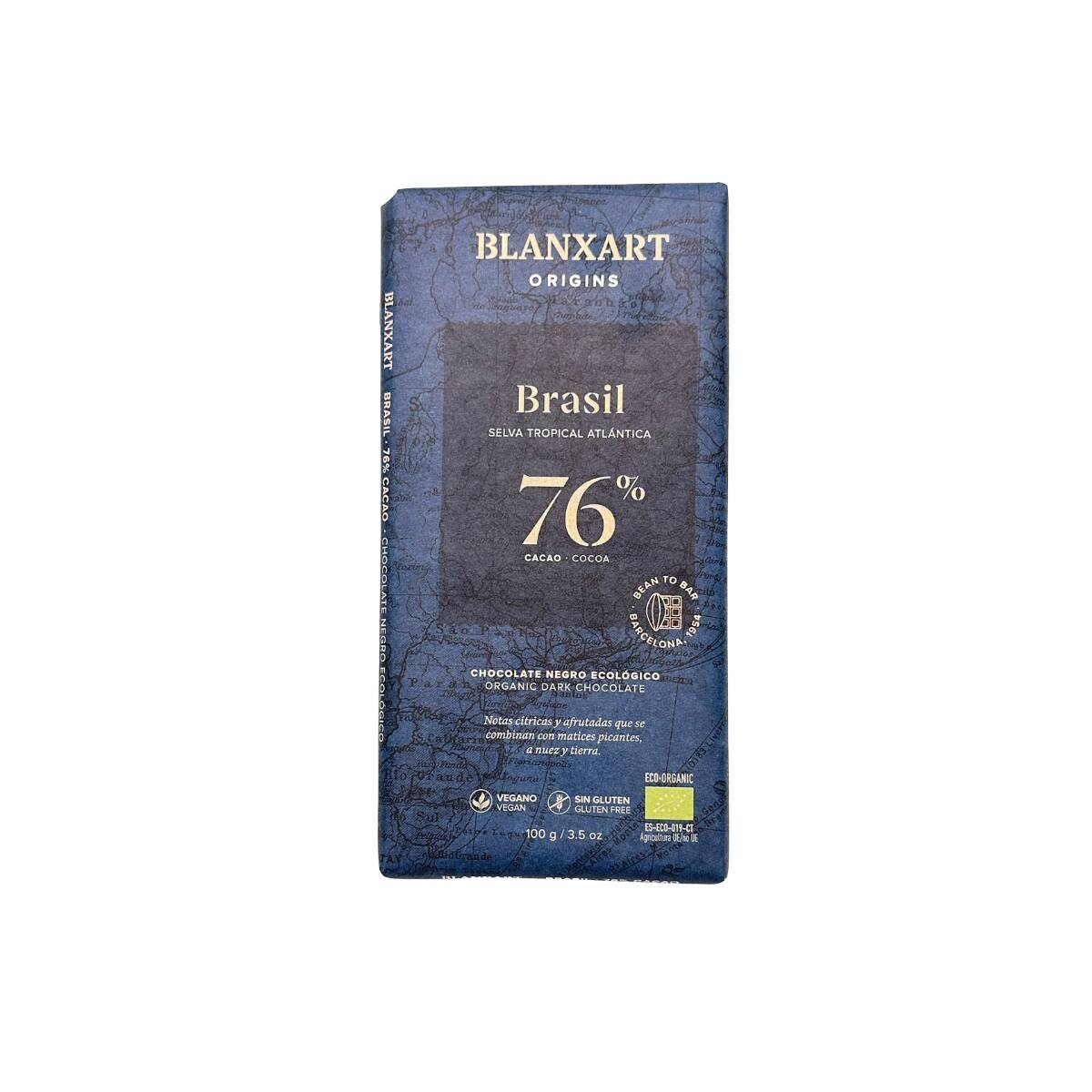 Blanxart - Brazil Selva Tropical Atlantica - 76% pure chocolade afbeelding 1