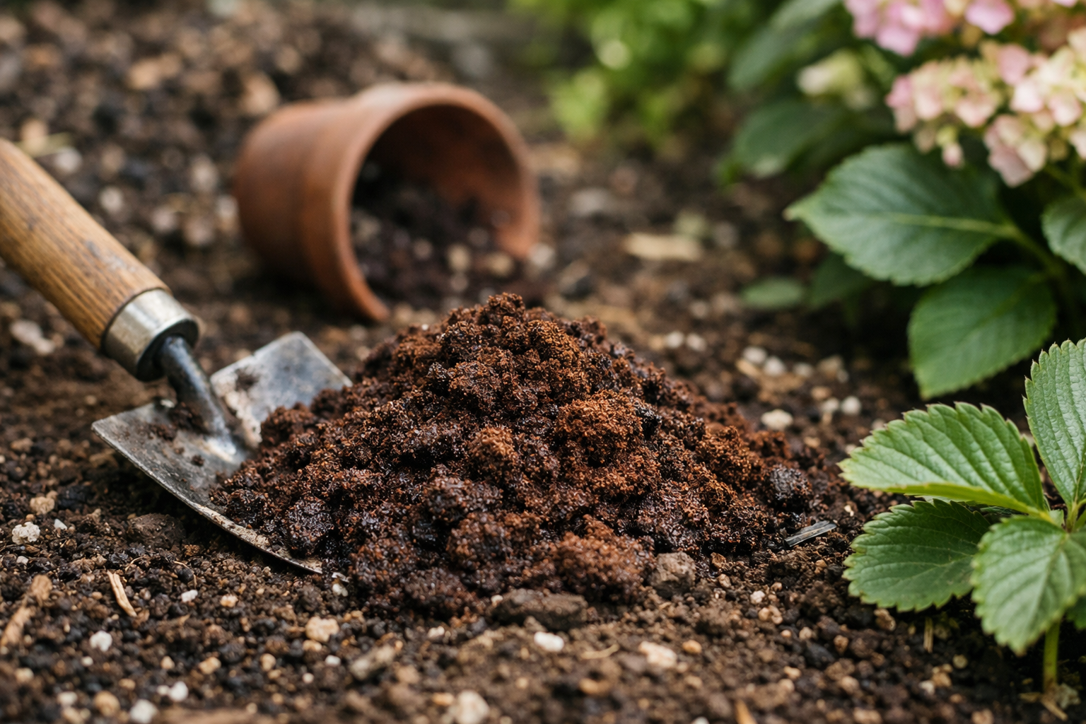 Is koffie goed voor planten?