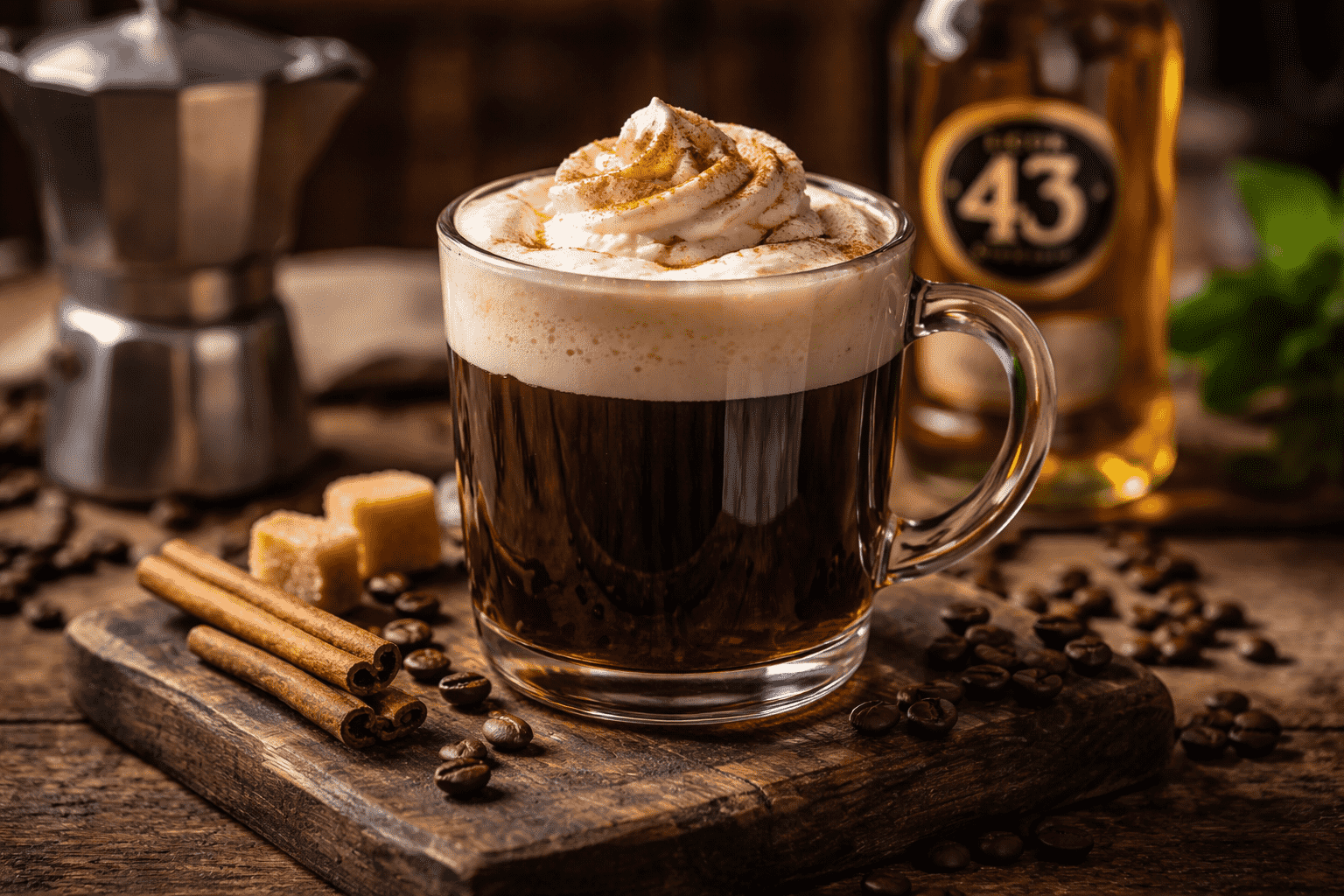 Koffielikeur in Spaanse koffie