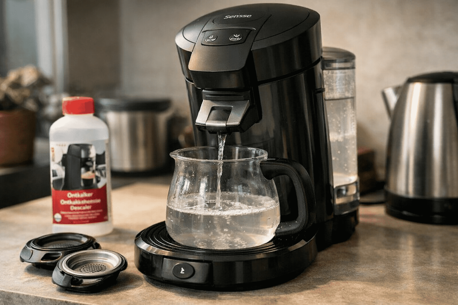 Hoe moet je een Senseo ontkalken?