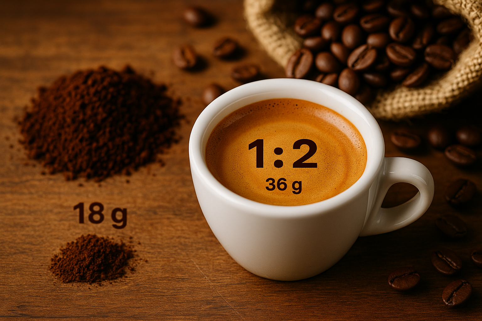 beste verhouding koffie en water voor een espresso