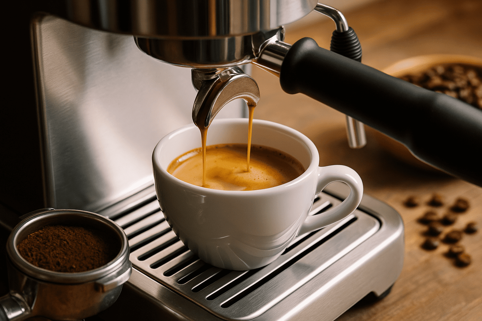 Espresso afwegen